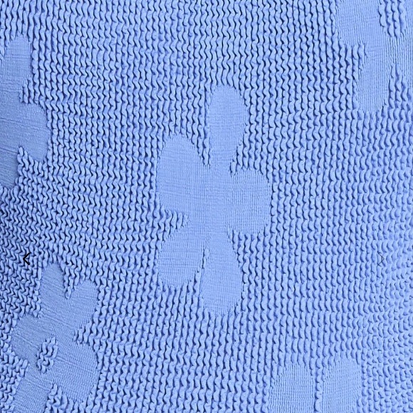 NWT bond-eye Cornflower Floral Textured Bikini Set - Picture 4 of 5